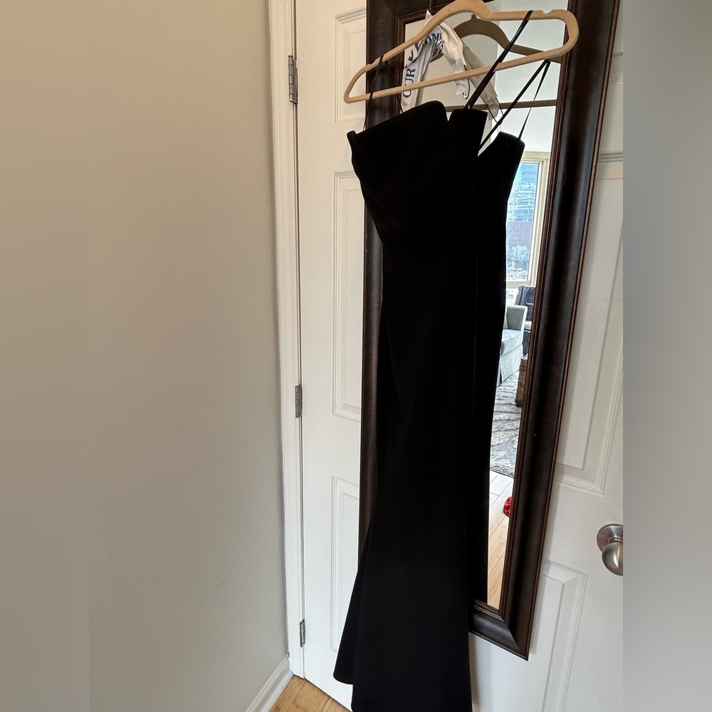 Black Jill Jill Stuart strapless gown